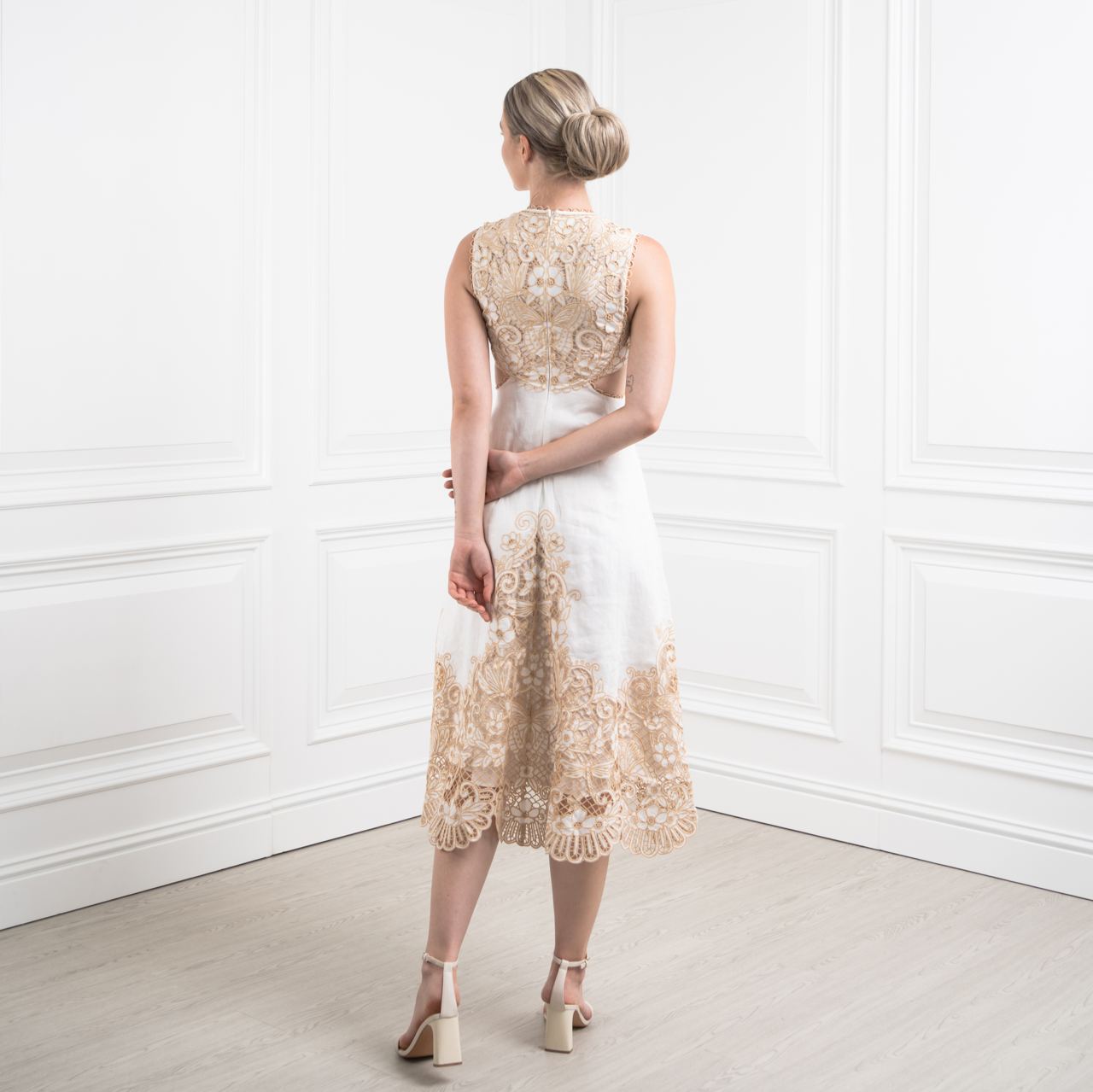 ワンピース ZIMMERMANN Woman Dress Ivory 1789DRS253 IVBLK Shop Ivory Zimmermann Online | Nordstrom